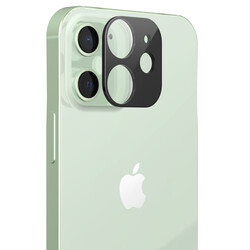 Apple iPhone 12 Araree C-Subcore Temperli Kamera Koruyucu Siyah