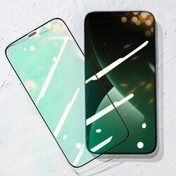 Apple iPhone 12 ​​​​Benks 0.3mm V Pro Dust Proof Green Light Ekran Koruyucu Renksiz