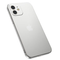 Apple iPhone 12 Benks Matte Electroplated TPU Kapak Renksiz