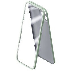 Apple iPhone 12 Case Benks Full Covered 360 Protective Cover Açık Yeşil