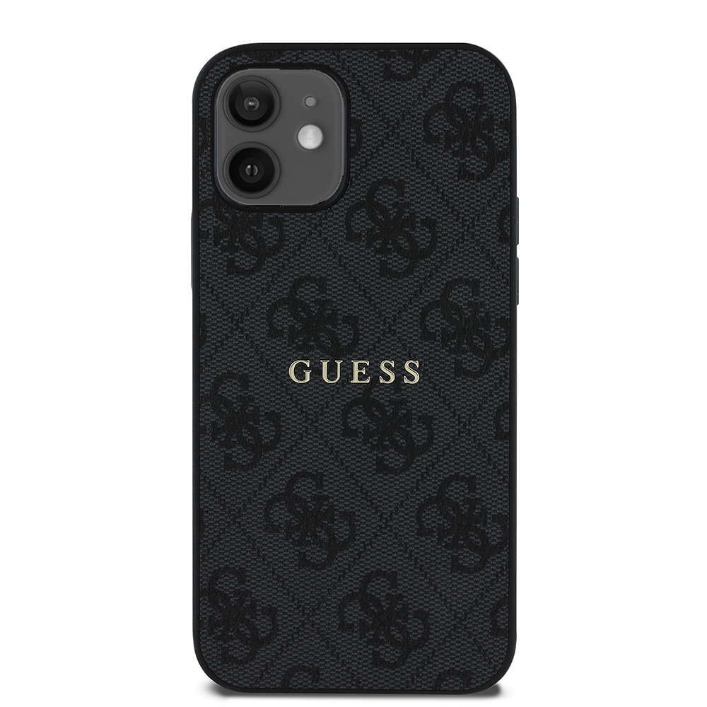 Apple iPhone 12 Case Guess Original Licensed 4G Patterned Text Logo Cover - 12