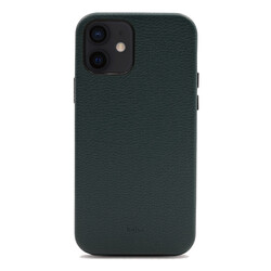 Apple iPhone 12 Case ​Kajsa Litchi Cover Green