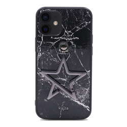 Apple iPhone 12 Case Kajsa Starry Series Marble Cover NO3