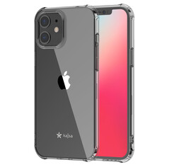 Apple iPhone 12 Case Kajsa Transparent Cover Grey