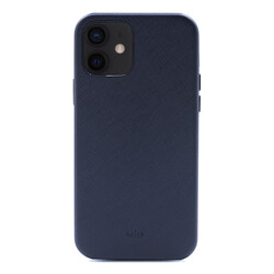 Apple iPhone 12 Case ​Kajsa Woven Cover Blue