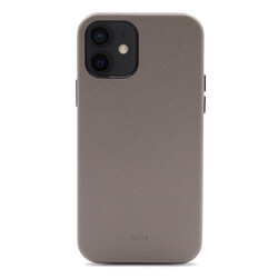 Apple iPhone 12 Case ​Kajsa Woven Cover Grey