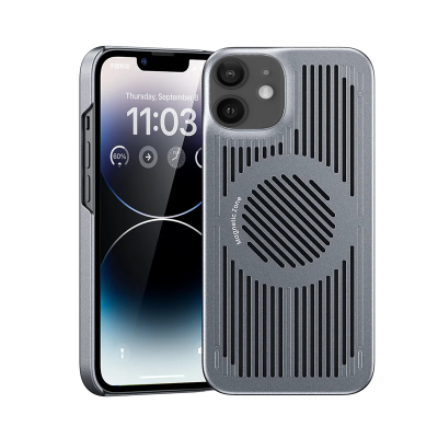 Apple iPhone 12 Case M-safe Charging Feature Cooler Benks Biliz Cover Grey