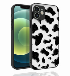 Apple iPhone 12 Case Patterned Camera Protected Glossy Zore Nora Cover NO2