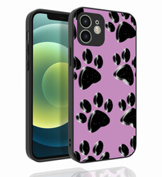 Apple iPhone 12 Case Patterned Camera Protected Glossy Zore Nora Cover NO3