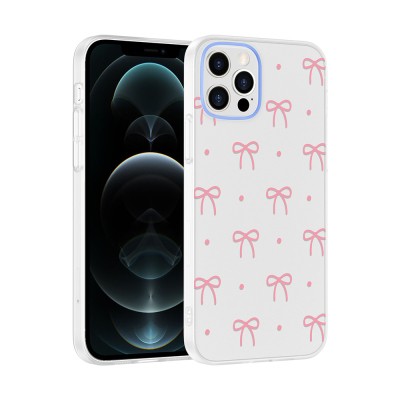 Apple iPhone 12 Case with Camera Protector, Patterned Zore Clip Cover Fiyonk