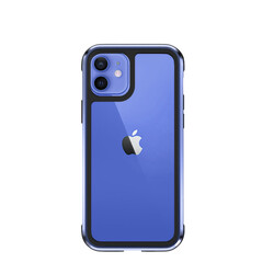 Apple iPhone 12 Case ​​​​​Wiwu Defens Armor Cover Blue