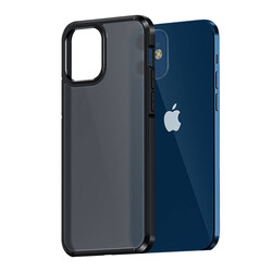 Apple iPhone 12 Case Wlons H-Bom Cover Black
