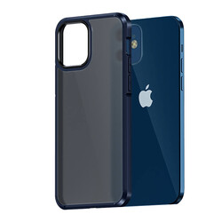 Apple iPhone 12 Case Wlons H-Bom Cover Navy blue