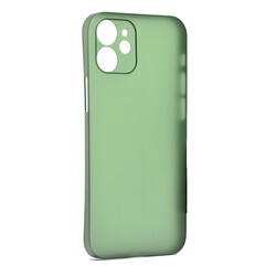 Apple iPhone 12 Case Zore 1.Kalite PP Silicon Green