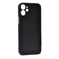 Apple iPhone 12 Case Zore 1.Kalite PP Silicon Black