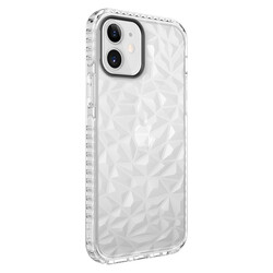 Apple iPhone 12 Case Zore Buzz Cover White