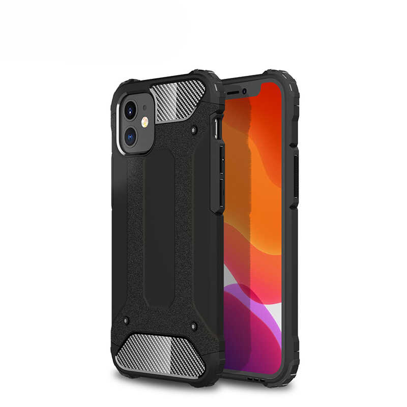 Apple iPhone 12 Case Zore Crash Silicon Cover - 14