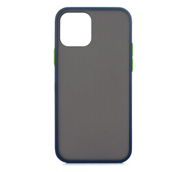 Apple iPhone 12 Case Zore Fri Silicon Navy blue