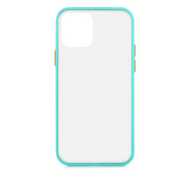 Apple iPhone 12 Case Zore Fri Silicon Turquoise