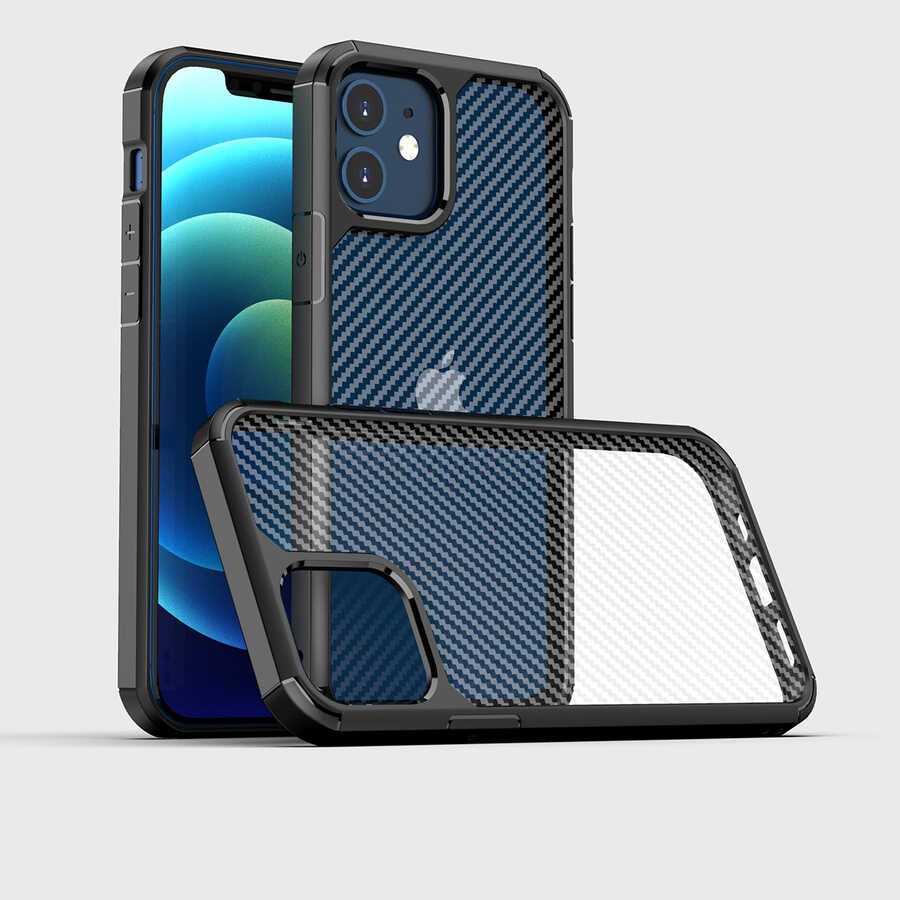 Apple iPhone 12 Case Zore İnoks Cover - 10
