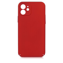 Apple iPhone 12 Case Zore Kapp Cover Red
