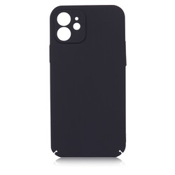 Apple iPhone 12 Case Zore Kapp Cover Black