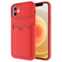 Apple iPhone 12 Case ​Zore Kartix Cover Red