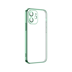 Apple iPhone 12 Case Zore Krep Cover Açık Yeşil