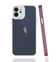 Apple iPhone 12 Case Zore Mima Cover Plum