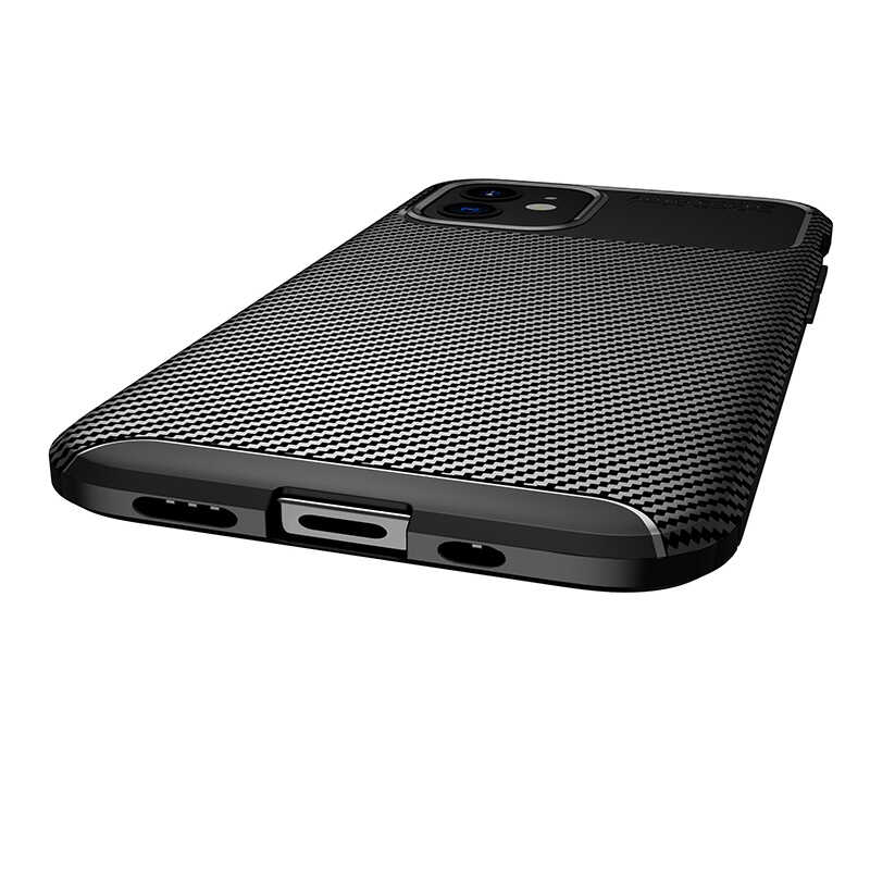 Apple iPhone 12 Case Zore Negro Silicon Cover - 8