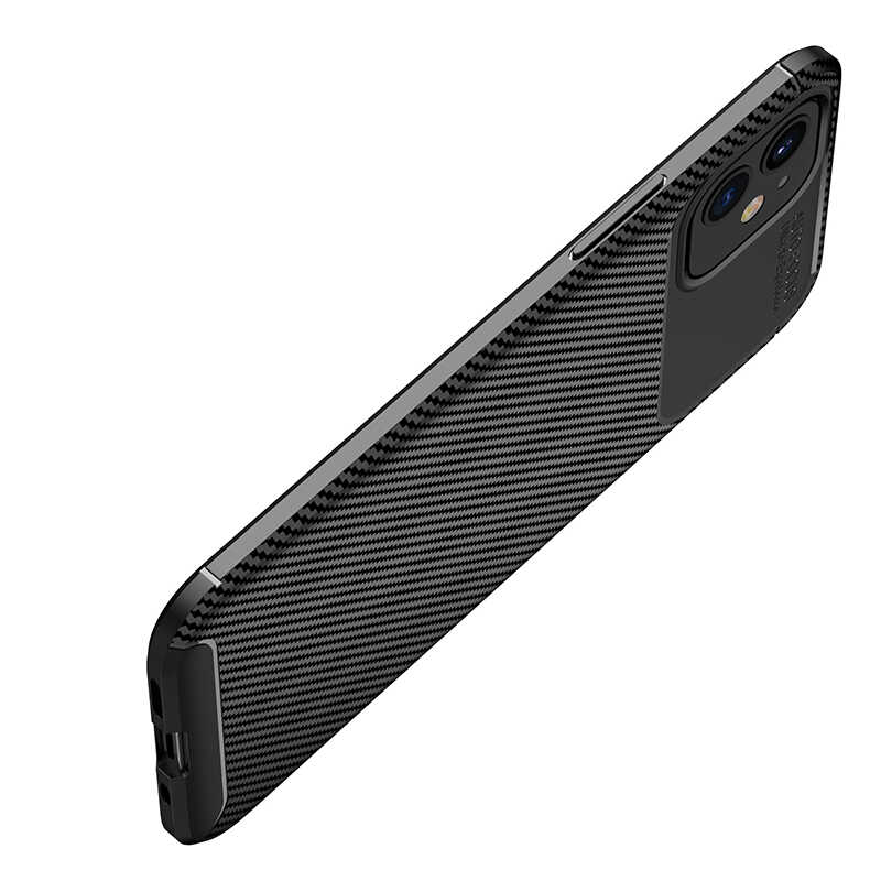 Apple iPhone 12 Case Zore Negro Silicon Cover - 9