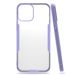 Apple iPhone 12 Case Zore Parfe Cover Purple