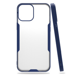 Apple iPhone 12 Case Zore Parfe Cover Navy blue