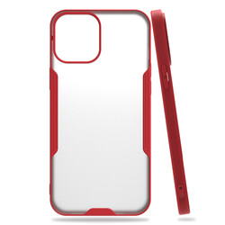 Apple iPhone 12 Case Zore Parfe Cover Red