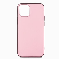 Apple iPhone 12 Case Zore Premier Silicon Cover Rose Gold