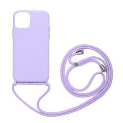 Apple iPhone 12 Case Zore Ropi Cover Purple