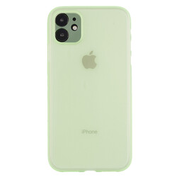 Apple iPhone 12 Case ​​Zore Tiny Cover Açık Yeşil