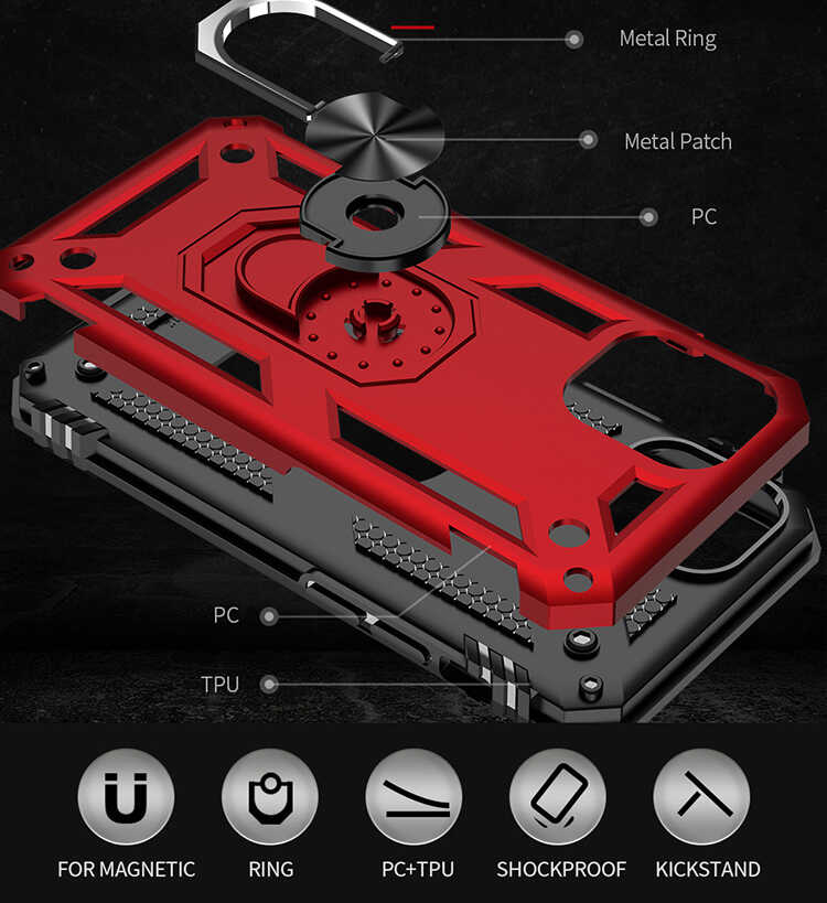 Apple iPhone 12 Case Zore Vega Cover - 6