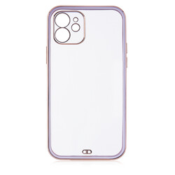 Apple iPhone 12 Case Zore Voit Clear Cover Lila