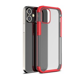 Apple iPhone 12 Case Zore Volks Cover Red