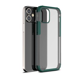 Apple iPhone 12 Case Zore Volks Cover Dark Green