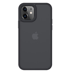 Apple iPhone 12 Kılıf Benks Hybrid Kapak Siyah