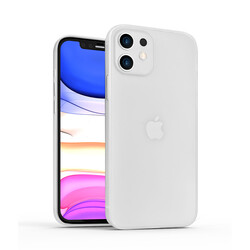Apple iPhone 12 Kılıf ​​​​​Wiwu Skin Nano PP Kapak Beyaz