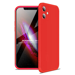 Apple iPhone 12 Kılıf Zore Ays Kapak Kırmızı