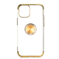 Apple iPhone 12 Kılıf Zore Gess Silikon Gold
