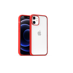 Apple iPhone 12 Kılıf Zore Hom Silikon Kırmızı