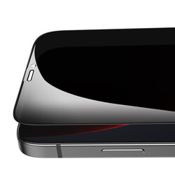Apple iPhone 12 Mini Benks 0.3mm V Pro Privacy Ekran Koruyucu Siyah