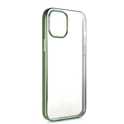 Apple iPhone 12 Mini Benks Magic Glitz Ultra-Thin Transparent Protective Soft Kapak Yeşil
