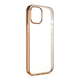 Apple iPhone 12 Mini Benks Magic Glitz Ultra-Thin Transparent Protective Soft Kapak Gold