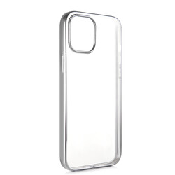 Apple iPhone 12 Mini Benks Magic Glitz Ultra-Thin Transparent Protective Soft Kapak Gümüş